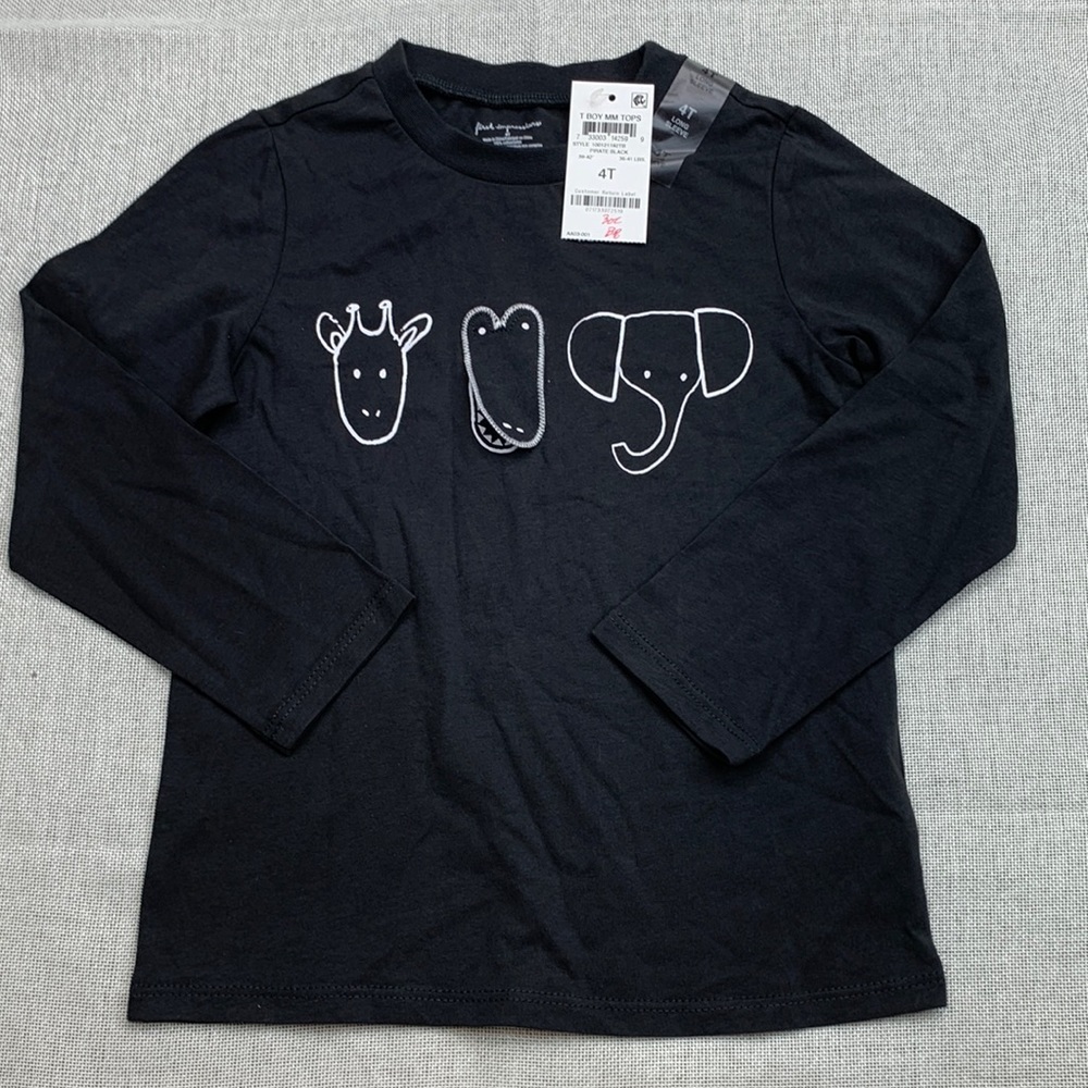 First Impressions Toddler Boys Cotton Critters T-Shirt Size 4T